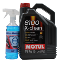 Motul 8100 X-Clean 5w-40 5liter ajándék Brill pumpás jégoldóval