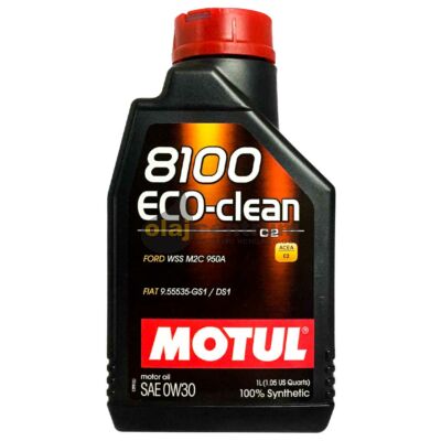 Motul 8100 Eco-Clean C2 0W-30 1liter