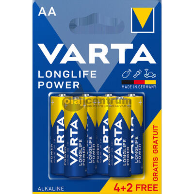 Varta Longlife Power AA 4+2 Ceruza Elem