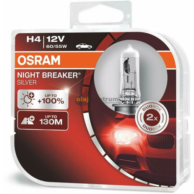 Osram Night Breaker Silver H4 +100% 2db